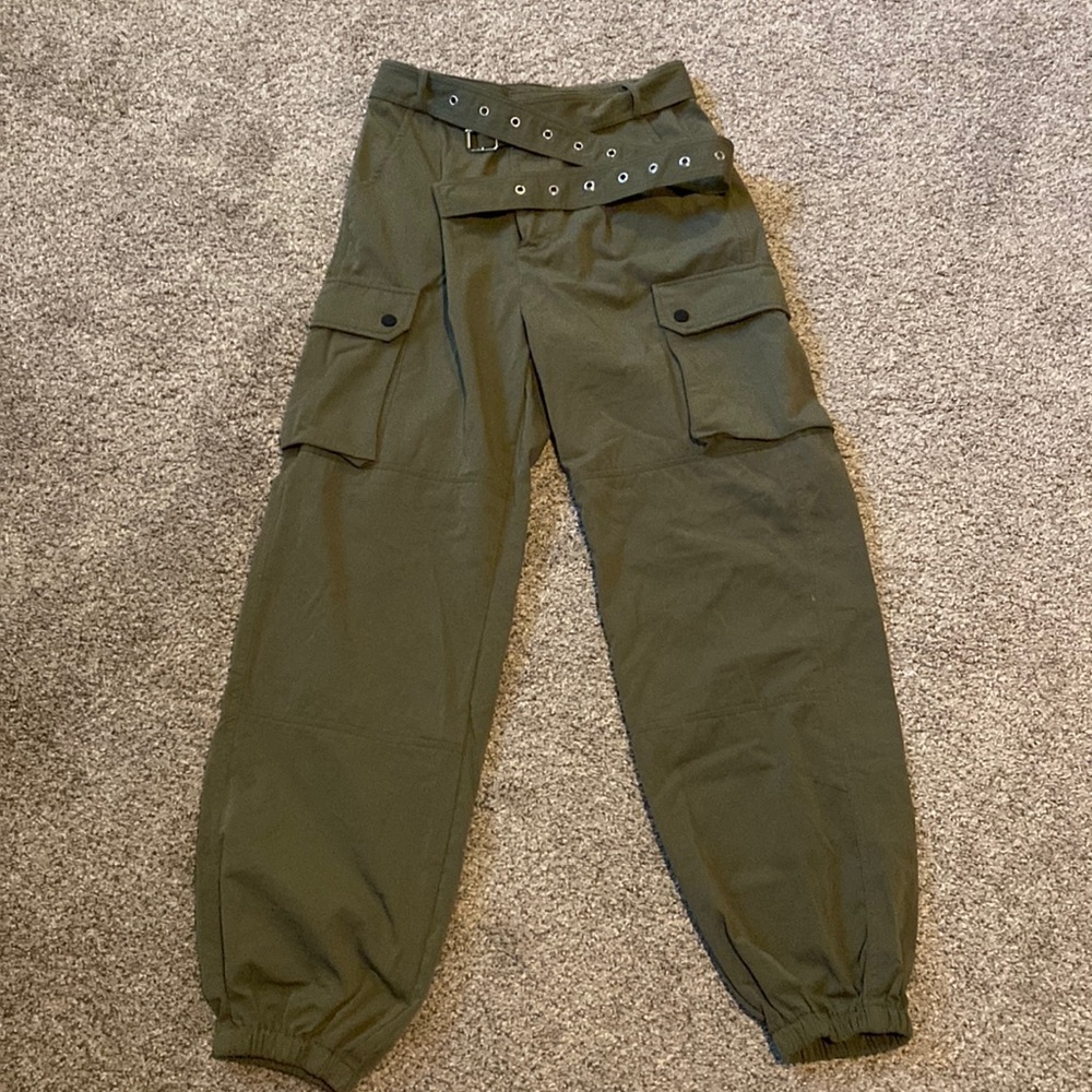 Shein olive pants